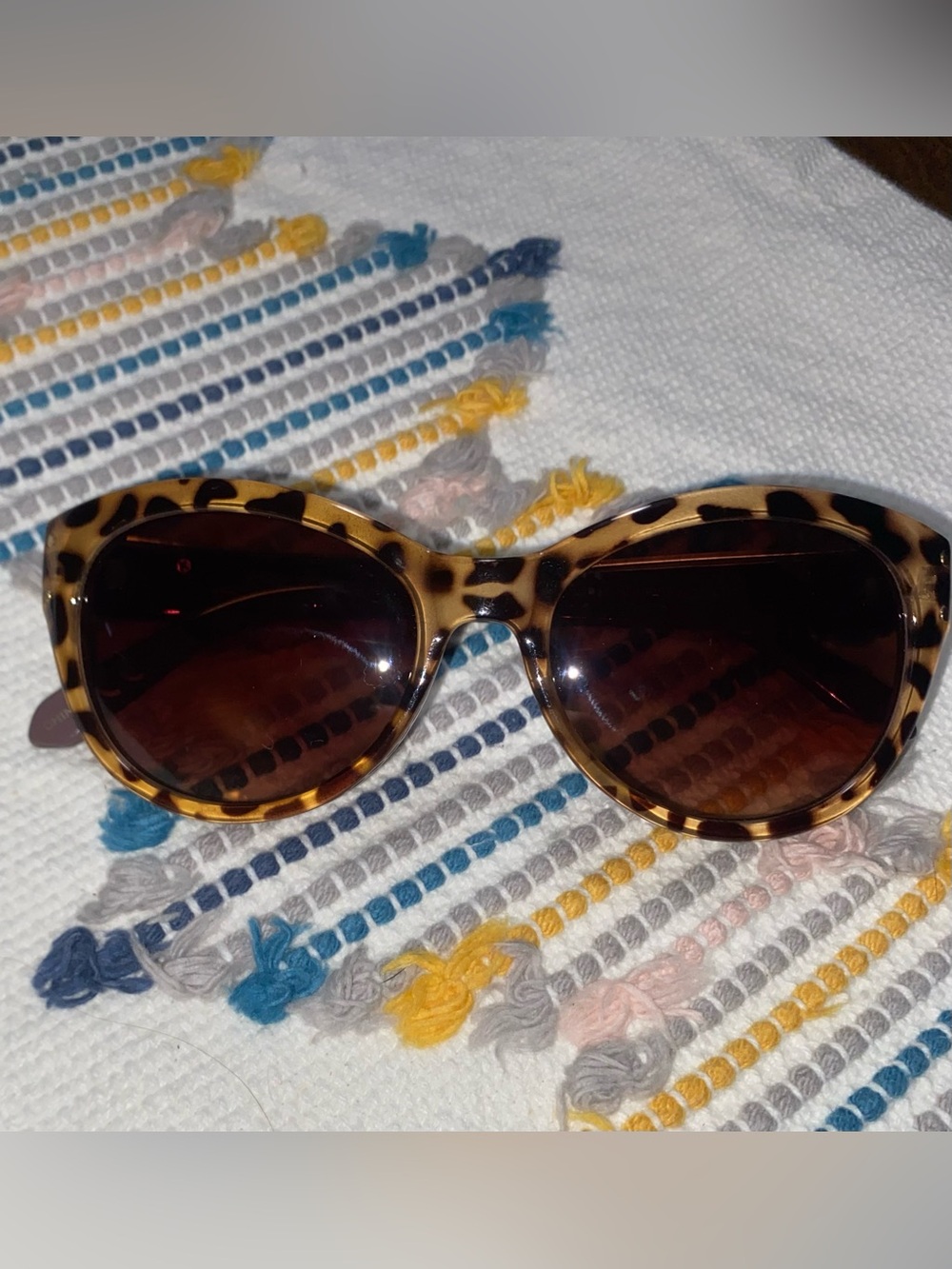 Betsey Johnson Tortoiseshell Cat-Eye Women's Sunglasses - Brown Lenses